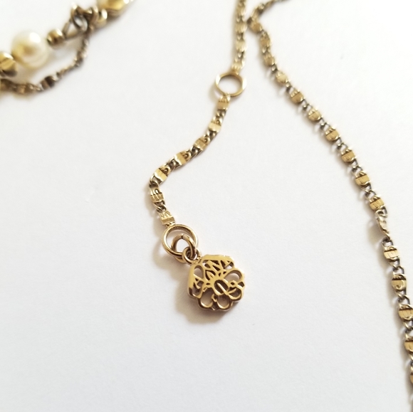 Alexander McQueen Layered Skull Beads Necklace Bronze Pink - Picture 6 of 11